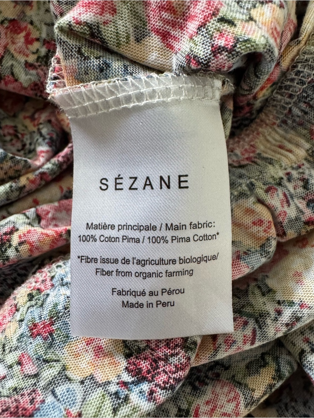 Sezane Luce Floral Midi Dress - Picture 6 of 8